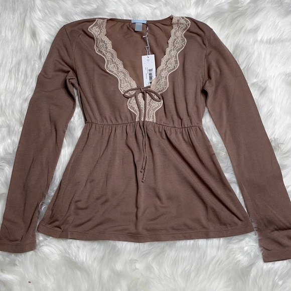 Eberjey Other - NWT Eberjey Lady Godiva Long Sleeve Tee